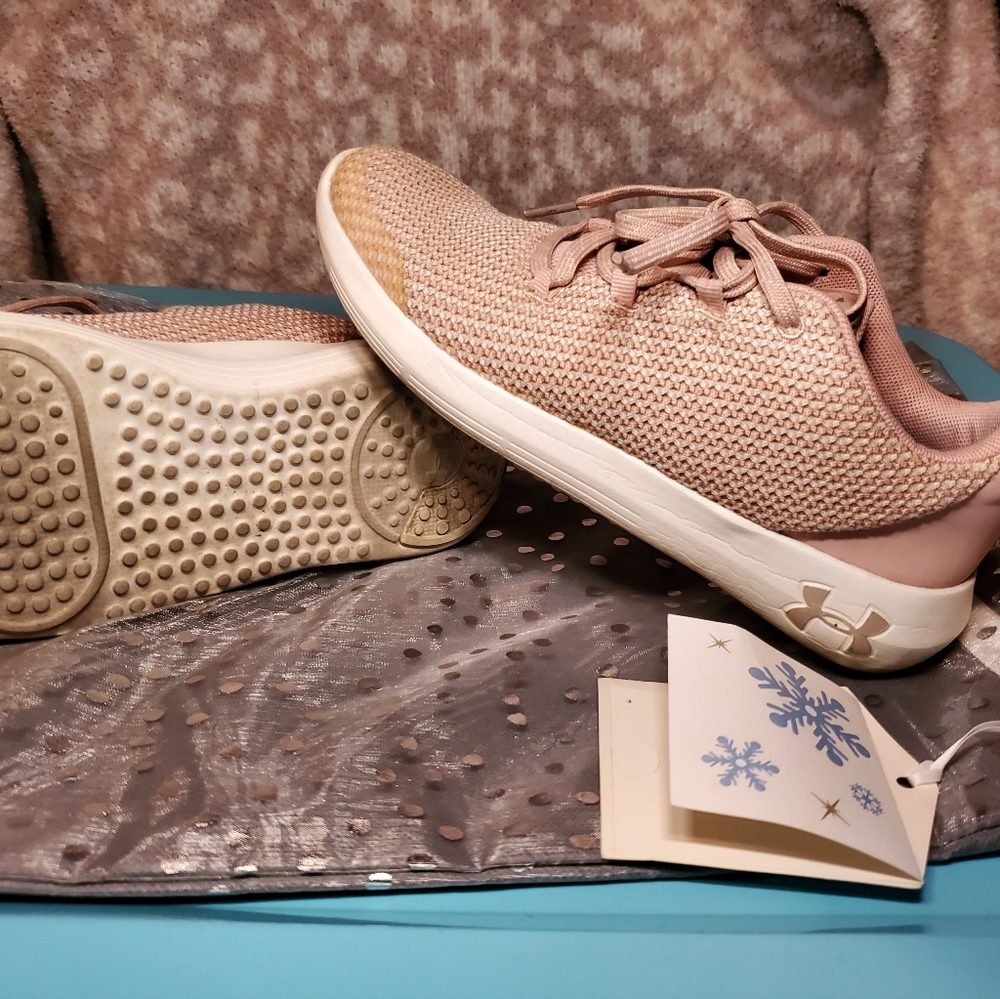 Pink Under Armour sneakers